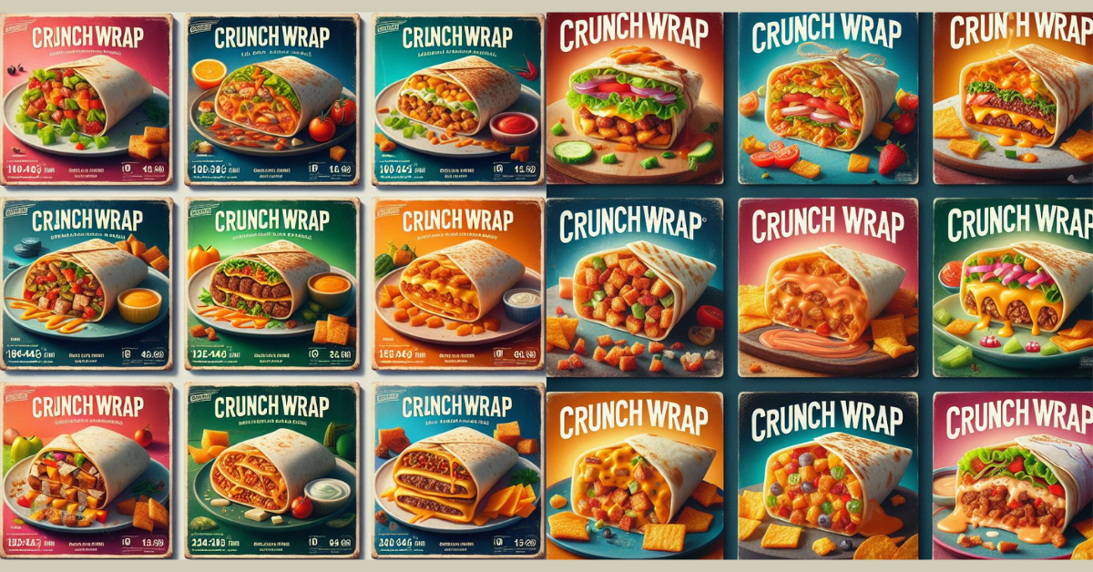 Collection of 9 crunchwrap recipes